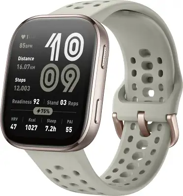 Смарт-часы Amazfit Bip 6 A2435 1.97" TFT корп.серый рем.серый разм.брасл.:130-195 мм (1747007)