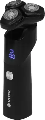 Бритва роторная Vitek Euphoria VT-2369 реж.эл.:3 питан.:элек.сеть/аккум. черный