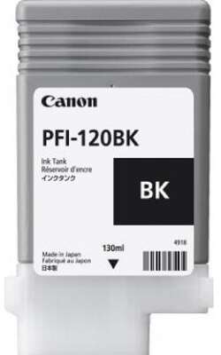 Canon PFI-120BK 2885C001  Картридж для  TM-200/TM-205/TM-300/TM-305, 130 мл. чёрный 