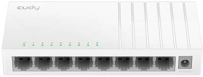 Коммутатор неуправляемый Cudy FS108D, 8 портов RJ45 10/100 Мбит/с, пластиковый корпус (FS108D)