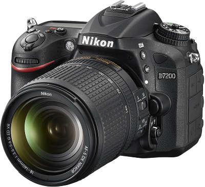 Цифровая фотокамера Nikon D7200 Kit (AF-S DX 18-140 мм f/3.5-5.6G ED DX VR)