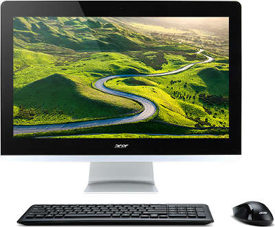 Моноблок Acer Aspire Z22-780 21.5" i3-7100T/4/1000/HDG630/DVDRW/CR/WiFi/BT/CAM/W10/Kb+Mouse, черный