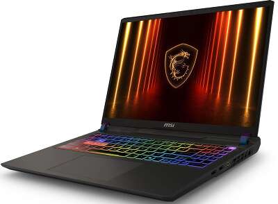 Ноутбук MSI Vector 16 HX AI A2XWIG-603XRU/16" QHD+ 2560x1600/Intel Core Ultra 9 275HX/32 Gb/1 Tb SSD/nVidia GeForce RTX 5080 16GB/No OS/серый/2.7 кг