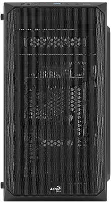 Корпус AeroCool CS-107-A-BK-v1, черный, mATX, Без БП (ACCS-PC14012.11)