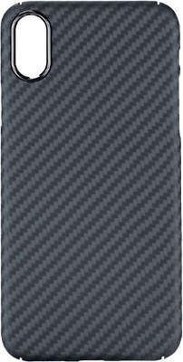 Чехол из карбона для iPhone X Monocarbon Carbon Fiber Case, Black [CF-IPX-BK]