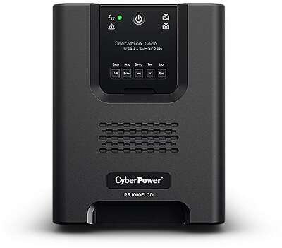 Источник бесперебойного питания ИБП Line-Interactive CyberPower PR1000ELCD 1000VA/900W USB/RS-232/EPO/SNMPslot (8 IEC С13) 