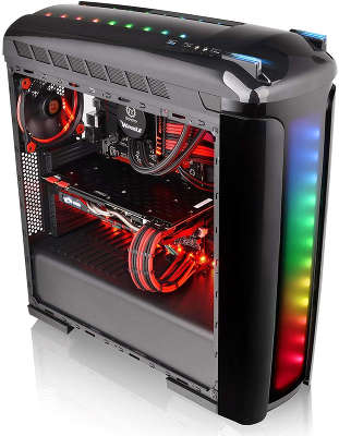 Корпус Thermaltake Versa C22 RGB черный без БП ATX 5x120mm 2xUSB2.0 1xUSB3.0