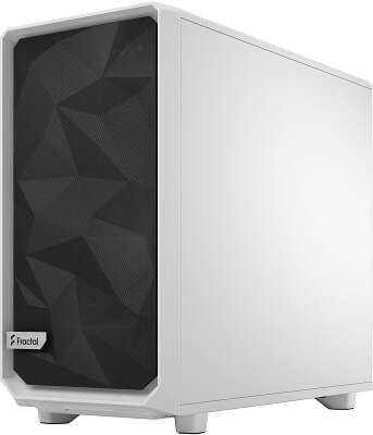 Корпус Fractal Design Meshify 2 Lite White TG Clear Tint, белый, EATX, Без БП (FD-C-MEL2A-04)