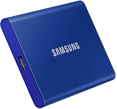 Внешний SSD Samsung 1TB T7 1.8", USB 3.2/Type-C, синий (MU-PC1T0H/WW)