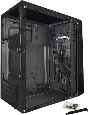 Корпус ExeGate BAA-107U 350W Black, черный, mATX, 350W (EX283061RUS)