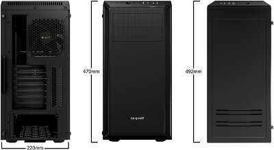 Корпус be quiet! Pure Base 600 Window, черный, ATX, Без БП (BGW21)