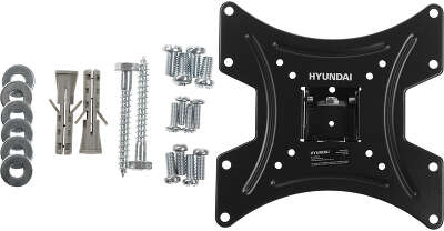 Кронштейн для телевизора Hyundai GL-R2 черный 13"-48" макс.20кг настенный поворот и наклон
