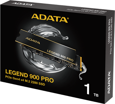 твердотельный накопитель ADATA LEGEND 900 PRO M.2 2280 NVMe PCle 4.0 x4 1TB 7400/6000 COLOR BOX SEPARATED