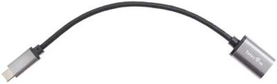 Telecom  TC409M  Кабель-адаптер  Type-Cm --> USB 3.0 Af , OTG, 1,5A , 5,0Gbps , Alum grey 0,2m Telecom (TC409M) [6926123467206]