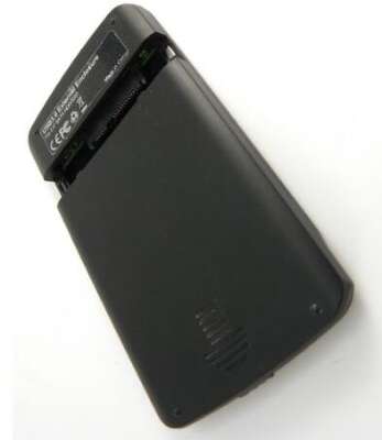 Внешний корпус для HDD/SSD AgeStar 3UB2A12 SATA пластик/алюминий черный 2.5"