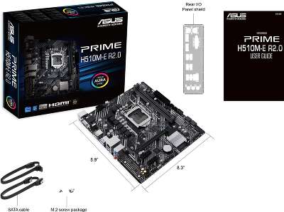 Материнская плата mATX LGA1200 ASUS PRIME H510M-E R2.0