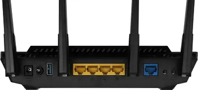 Роутер беспроводной Asus RT-AX58U AX3000 10/100/1000BASE-TX черный