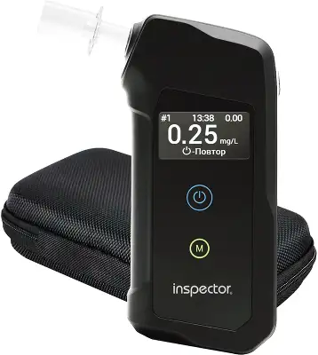 Алкотестер Inspector АТ950 электрохимический черный