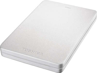 Внешний диск 1000 ГБ Toshiba Canvio Alu S3 [HDTH310ES3AB] USB3.0, серебристый