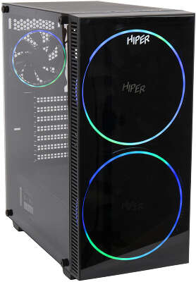 Корпус HIPER BH33, черный, ATX, Без БП (BH33)