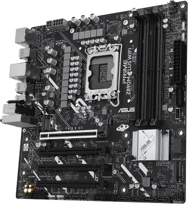 Материнская плата Asus PRIME Z890M-PLUS WIFI Soc-1851 Intel Z890 4xDDR5 mATX AC`97 8ch(7.1) 2.5Gg RAID+HDMI+DP