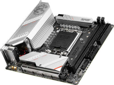 Материнская плата MSI MPG B760I EDGE WIFI Soc-1700 Intel B760 2xDDR5 mini-ITX AC`97 8ch(7.1) GbLAN+HDMI+DP