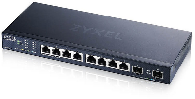 коммутатор Мультигигабитный Smart L3 Lite коммутатор Zyxel NebulaFlex XMG1915-10E, 8xRJ-45: 1/2.5G, 2xSFP+, бесшумный (без вентилятора)