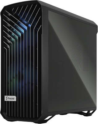 Корпус Fractal Design Torrent Black RGB TG Light Tint, черный, EATX, Без БП (FD-C-TOR1A-04)