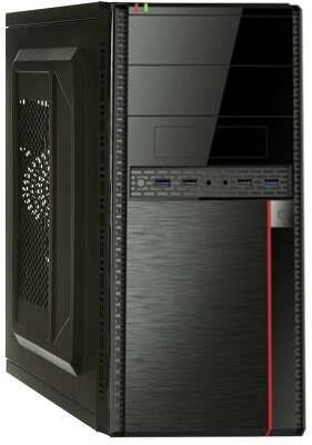 Корпус ExeGate MA-371X, черный, mATX, 600W (EX277438RUS)