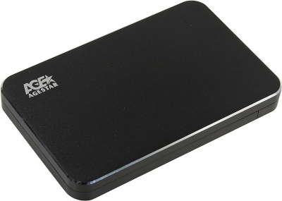 Внешний корпус для HDD AgeStar 3UB2A18C SATA алюминий черный 2.5"
