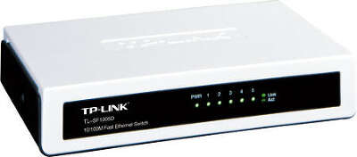 коммутатор TP-Link TL-SF1005D, 5-Port 10/100 Mbps Desktop Switch