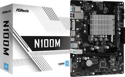 Материнская плата mATX SoC ASRock N100M