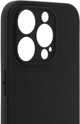 Чехол (клип-кейс) BoraSCO для Apple iPhone 15 Pro Silicone Case черный (72416)