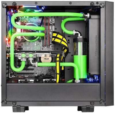 Корпус Thermaltake Core G21 TG, черный, ATX, Без БП (CA-1I4-00M1WN-00)