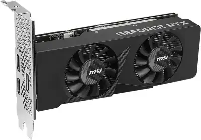 Видеокарта MSI RTX 3050 LP E 6G OC//RTX 3050, HDMI*2, DP, 6G, D6