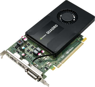 Видеокарта PNY Quadro K2200 4GB PCI-E 2xDPx28-bit DDR5 640 Cores 2xDP to DVI-D SL & DVI-I to VGA OEM
