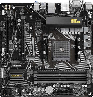 Материнская плата Gigabyte B550M DS3H Soc-AM4 AMD B550 4xDDR4 mATX AC`97 8ch(7.1) GbLAN RAID+DVI+HDMI