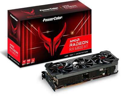Видеокарта PowerColor AMD Radeon RX 6800 XT Red Devil 16Gb DDR6 PCI-E HDMI, 3DP