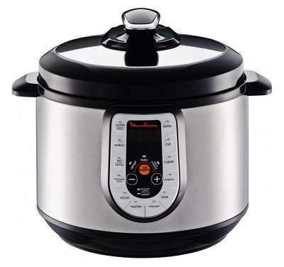 Мультиварка-скороварка Moulinex CE500E32, серебристый/черный