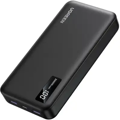 Внешний аккумулятор UGREEN PB312 (25683) 20000mAh PD 20W Power Bank. Цвет: серый