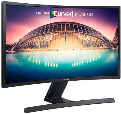 Монитор 23.5" Samsung S24E500C черный VA