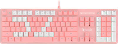 Клавиатура A4Tech Bloody B800 Dual Color механическая розовый/белый USB for gamer LED