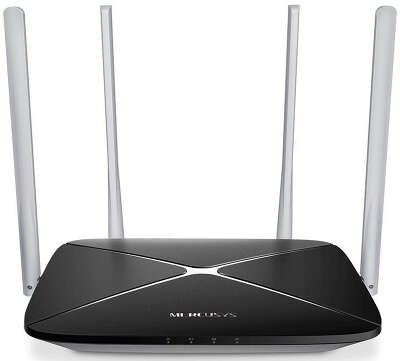 Роутер беспроводной Mercusys AC12 AC1200 10/100BASE-TX черный