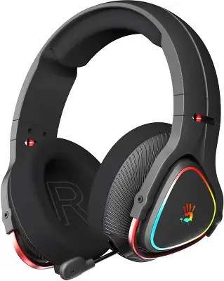 Наушники с микрофоном A4Tech Bloody MR710 черный 1.5м мониторные BT/Radio оголовье (MR710 BLACK)