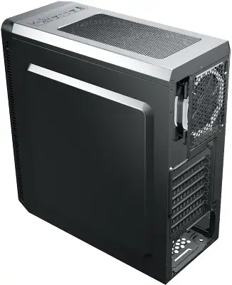 Корпус Accord JP-X черный без БП ATX 6x120mm 2xUSB2.0 1xUSB3.0 audio bott PSU