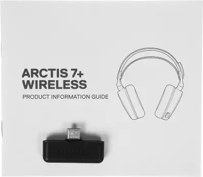 Наушники с микрофоном Steelseries Arctis 7+ черный мониторные Radio оголовье (61470)