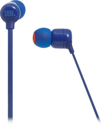 Наушники беспроводные с микрофоном JBL T110BT, Blue [JBLT110BTBLU]