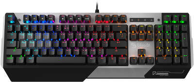 Клавиатура A4Tech Bloody B865R механическая серый/черный USB for gamer LED