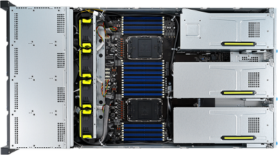 Сервер ASUS RS720-E11-RS12U, 2U, 2 x LGA4677, 32 DIMM DDR5, 12 x 3.5”/2.5