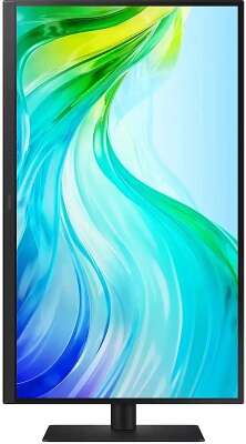 Монитор 27" SAMSUNG S27F610EAI ViewFinity S6 S61F QHD Black (IPS, 2560x1440, HDMI+HDMI+DP, 5 ms, 178°/178°, 300 cd/m, 1000:1, 100Hz, Pivot)